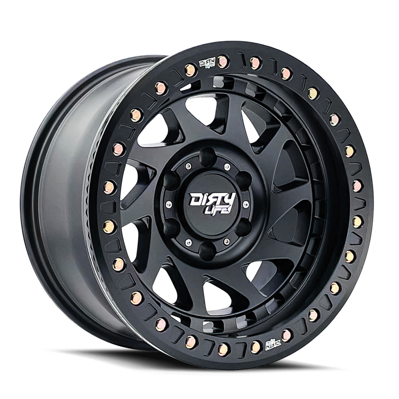 Dirty Life 9313 Enigma Race 17x9 / 6x135 BP / -38mm Offset / 87.1mm Hub Matte Black Wheel