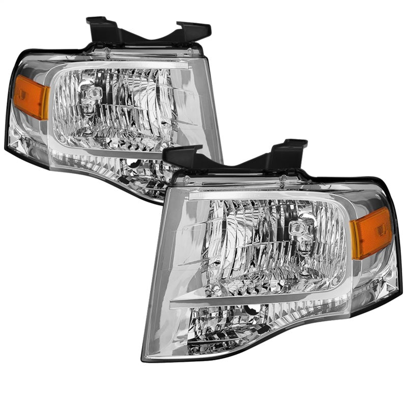 xTune 07-14 Ford Expedition OEM Style Headlights -Chrome (HD-JH-FE07-AM-C)