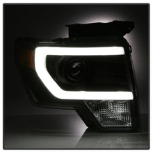 Load image into Gallery viewer, xTune Ford F150 Projector Headlights - Light Bar DRL - Black PRO-JH-FF15009-LBDRL-BK