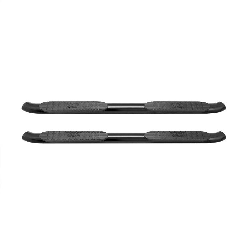 Westin 2007-2013 Chevy Silverado 1500 Ext Cab PRO TRAXX 4 Oval Nerf Step Bars - Black