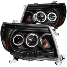 Load image into Gallery viewer, ANZO 2005-2011 Toyota Tacoma Projector Headlights w/ Halo Black