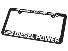 Load image into Gallery viewer, aFe POWER Diesel Performance License Plate Frame