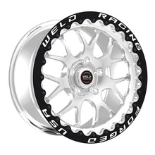 Load image into Gallery viewer, Weld S77 15x10.33 / 5x135 BP / 5.5IN BS Polished Wheel (Med Pad) - Single Beadlock