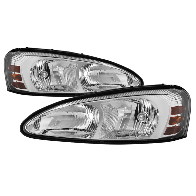 xTune Pontiac Grand Prix 04-08 Crystal Headlights Chrome HD-JH-PGPRIX04-AM-C