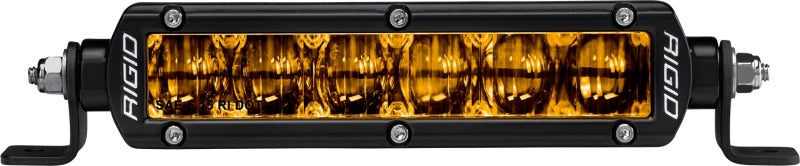 Rigid Industries 6in SR-Series Pro Dot / SAE Fog Lights (Pair) - Selective Yellow - Underdog Motorsports