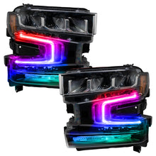 Load image into Gallery viewer, Oracle 19-21 Chevy Silverado 1500 RGB+W Headlight DRL Kit - ColorSHIFT w/ BC1 Cntrl