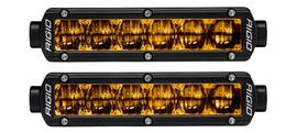 Rigid Industries 6in SR-Series Pro Dot / SAE Fog Lights (Pair) - Selective Yellow - Underdog Motorsports