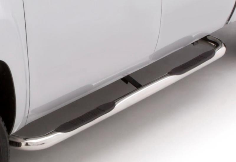 Lund 15-18 Ford F-150 Std. Cab 3in. Round Bent SS Nerf Bars - Polished