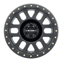 Load image into Gallery viewer, Method MR309 Grid 18x9 +18mm Offset 6x5.5 108mm CB Matte Black Wheel