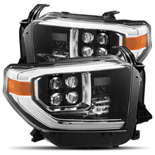 Load image into Gallery viewer, AlphaRex 14-19 Toyota Tundra NOVA LED Proj Headlights Plank Style Gloss Black w/Activ Light/DRL