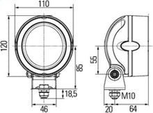 Load image into Gallery viewer, Hella Work Lamp Na 0Gr Md1224 Lt Mb3 1Gm