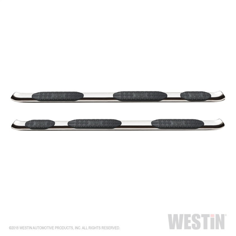 Westin 19-20 Ram 1500 Quad Cab w/ 6.5ft Bed PRO TRAXX 5 W2W Oval Nerf Step Bars - Stainless Steel
