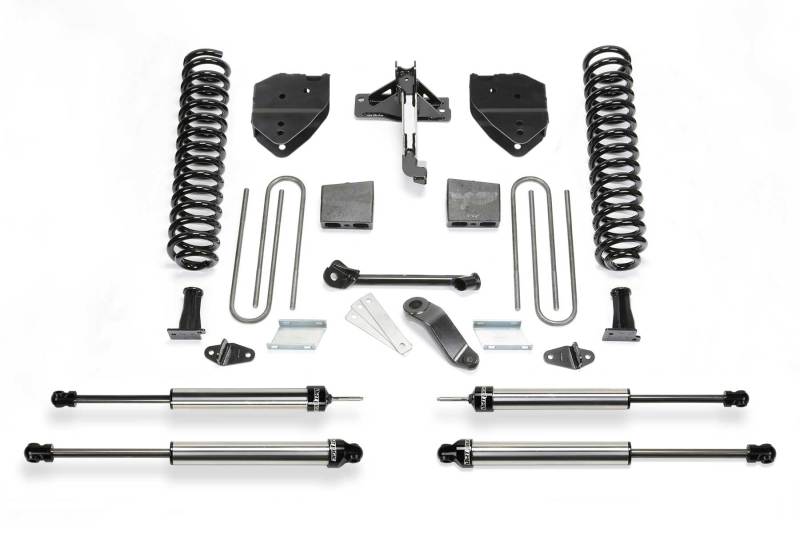 Fabtech 17-21 Ford F250/F350 4WD Gas 4in Basic Sys w/Dlss Shks