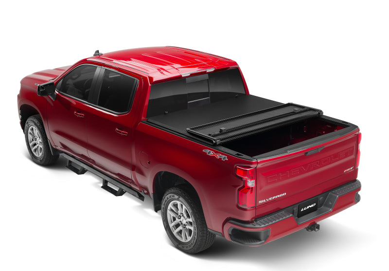 Lund 2020 Chevy Silverado 2500 HD (6.9ft. Bed) Hard Fold Tonneau Cover - Black