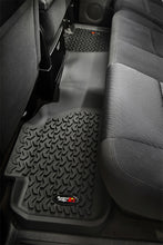 Load image into Gallery viewer, Rugged Ridge Floor Liner Rear Black 2007-2013 Chevrolet / GMC Silverado / Sierra 1500 Extended Cab