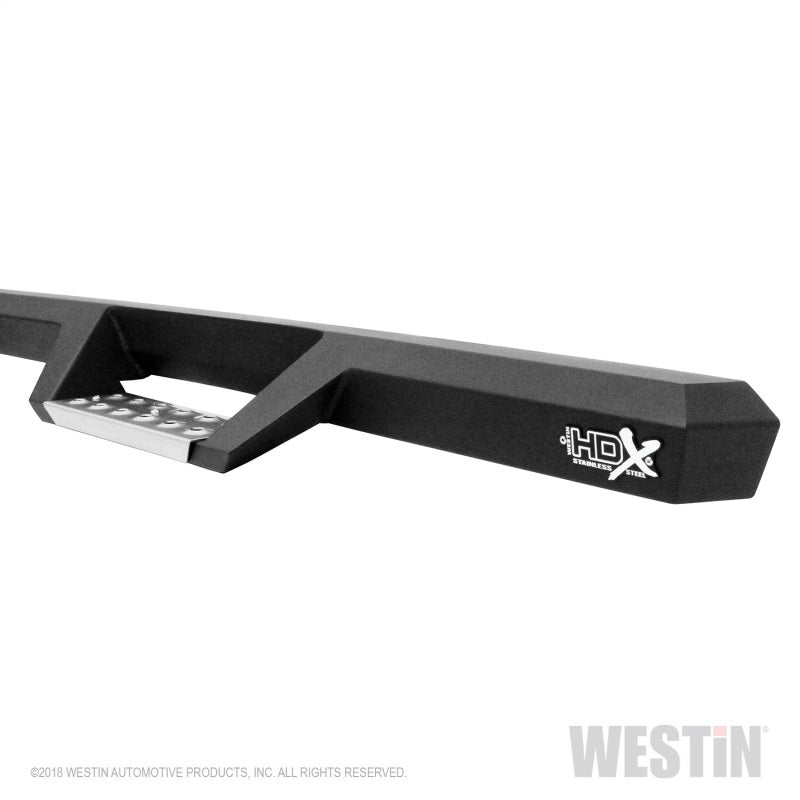 Westin 05-20 Toyota Tacoma Double Cab HDX Stainless Drop Nerf Step Bars - Textured Black