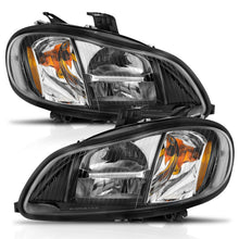 Load image into Gallery viewer, ANZO 2002-2014 Freightliner M2 LED Crystal Headlights Black Housing w/ Clear Lens (Pair)