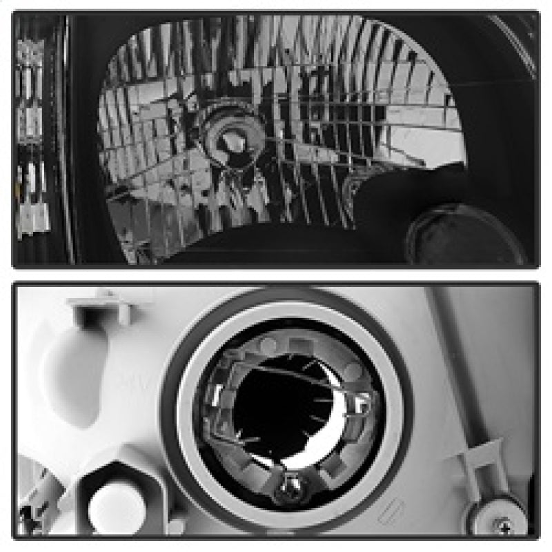 xTune Toyota Tundra Double Cab 05-06 OEM Style Headlights & Corner Lights Black HD-JH-TTUN05-AM-BK