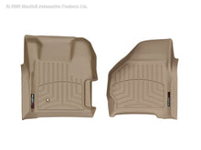 Load image into Gallery viewer, WeatherTech 99-07 Ford F250/F350/F450/F550 Super Duty Regular Cab Front FloorLiner - Tan