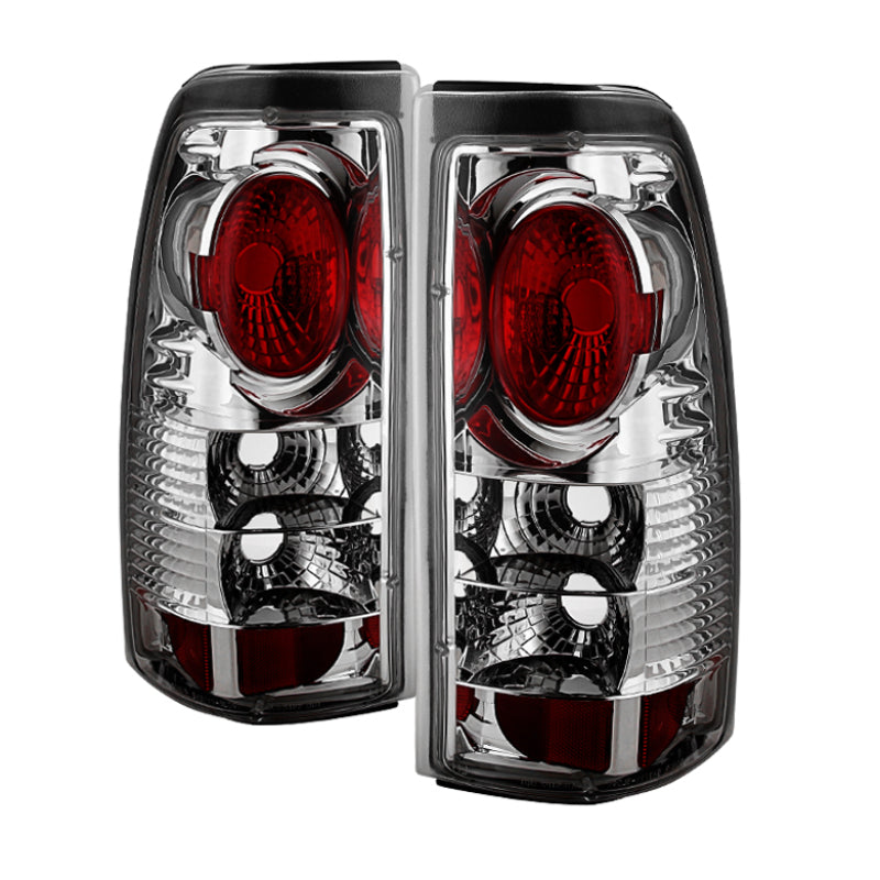 Spyder Chevy Silverado 1500/2500 99-02 (Not Stepside) Euro Style Tail Lights Chrm ALT-YD-CS99-C