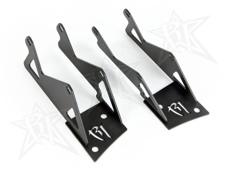 Rigid Industries Jeep JK - Double A-Pillar Mount - Mounts 2 sets of Dually/D2 - Underdog Motorsports