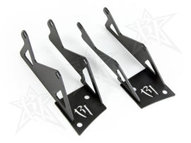 Rigid Industries Jeep JK - Double A-Pillar Mount - Mounts 2 sets of Dually/D2 - Underdog Motorsports