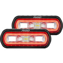 Load image into Gallery viewer, Rigid Industries SR-L Series Surface Mount LED Spreader Pair w/ Red Halo - Universal - Underdog Motorsports