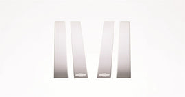 Putco 14-14 Chevrolet Silverado HD - (Crew Cab) - 4pcs Stainless Steel Pillar Posts Classic