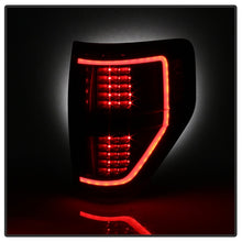 Load image into Gallery viewer, xTune 09-14 Ford F-150 Light Bar LED Tail Lights - Black (ALT-JH-FF15009-LBLED-BK)