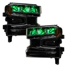 Load image into Gallery viewer, Oracle 19-21 Silverado/Sierra 1500 RGB Demon Eye Headlight Kit - w/o Controller