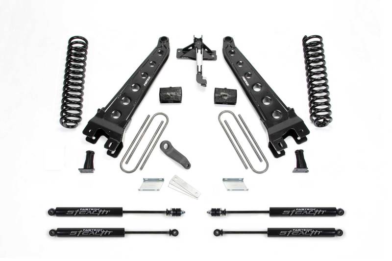 Fabtech 17-21 Ford F250/F350 4WD Gas 6in Rad Arm Sys w/Coils & Stealth