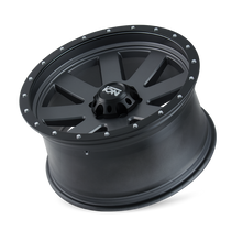 Load image into Gallery viewer, ION Type 134 17x8.5 / 5x127 BP / -6mm Offset / 83.82mm Hub Matte Gunmetal/Black Beadlock Wheel