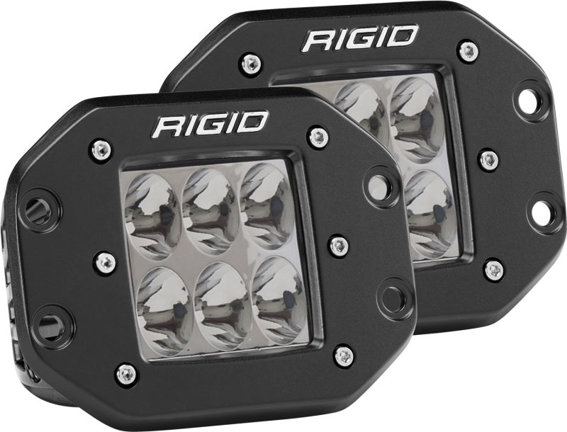 Rigid Industries D2 - Flush Mount - Driving Pair - Underdog Motorsports