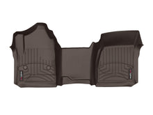 Load image into Gallery viewer, WeatherTech 14+ Chevy Silverado 1500 Regular Cab Front Floor Liner - Cocoa