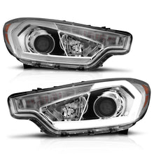 Load image into Gallery viewer, ANZO 2014-2016 Kia Forte Projector Headlights w/ Light Bar Chrome Housing w/ DRL