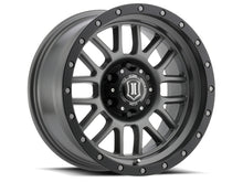 Load image into Gallery viewer, ICON Alpha 17x8.5 6x135 6mm Offset 5in BS 87.1mm Bore Titanium Wheel