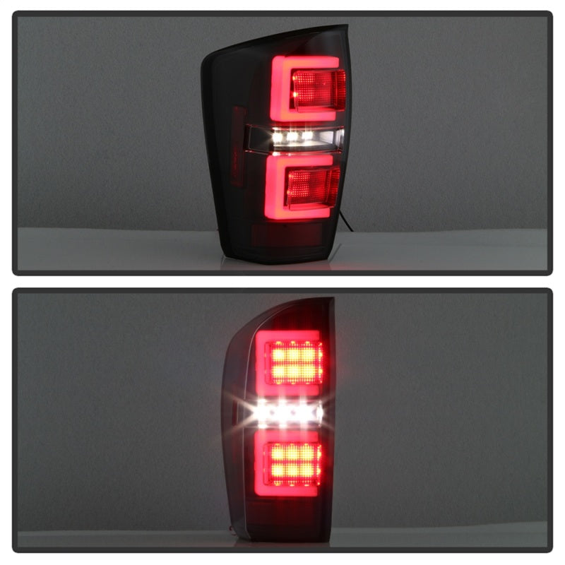 Spyder 16-17 Toyota Tacoma LED Tail Lights - Black (ALT-YD-TT16-LED-BK)