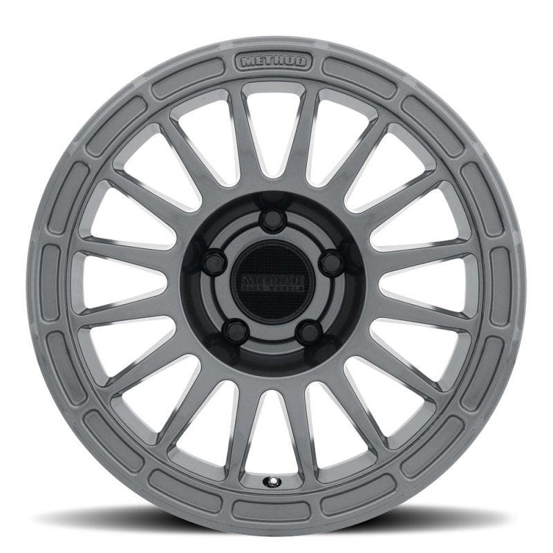 Method MR314 17x7.5 +25mm Offset 5x120 70.1mm CB Gloss Titanium Wheel