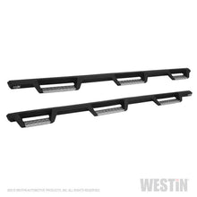 Load image into Gallery viewer, Westin/HDX 07-18 Chevrolet Silverado 2500 6.5ft Drop Wheel to Wheel Nerf Step Bars - Textured Black