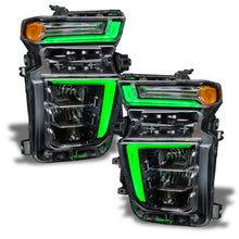 Load image into Gallery viewer, Oracle 2021 Chevy Silverado HD 2500/3500 RGB+W Headlight DRL Upgrade Kit ColorSHIFT 2