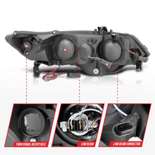 Load image into Gallery viewer, ANZO 2006-2011 Honda Civic Projector Headlights w/ Halo Chrome (CCFL)