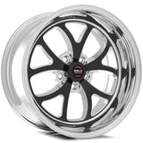 Weld S76 17x10.5 / 5x5 BP / 7.7in BS Black Wheel 3.18 ID (High Pad)