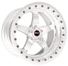 Load image into Gallery viewer, Weld S71 17x10.5 / 5x4.5 BP / 7.9in. BS Polished Wheel (Low Pad) - Polished Single Beadlock MT