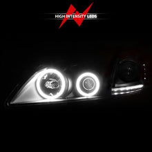 Load image into Gallery viewer, ANZO 2005-2010 Pontiac G6 Projector Headlights w/ Halo Black (CCFL)