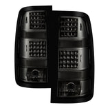 xTune GMC Sierra 07-13 (Not Fit 3500 Dually 4 Rear Wheels) LED Tail Lights Smoked ALT-JH-GS07-LED-SM