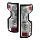 Spyder Chevy Silverado 19-20 (Do Not Fit Halogen Model) LED Tail Light - Chrome ALT-YD-CS19LED-C