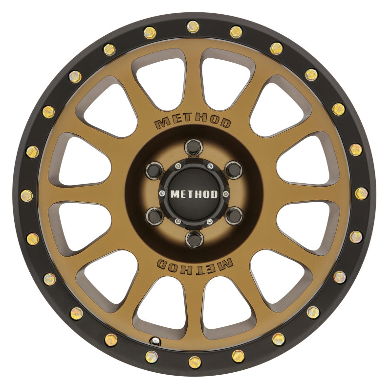 Method MR305 NV 16x8 0mm Offset 6x5.5 108mm CB Method Bronze/Black Street Loc Wheel