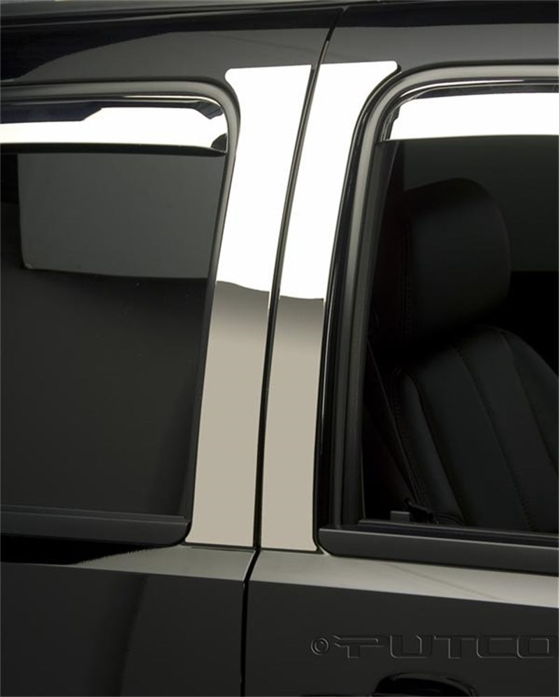 Putco 14-14 Chevrolet Silverado HD - (Ext Cab) - 4pcs Stainless Steel Pillar Posts Classic