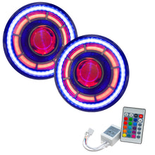 Load image into Gallery viewer, ORACLE Lighting 0718 Jeep Wrangler JK Oculus 7in ColorSHIFT BiLED Projector Headlights
