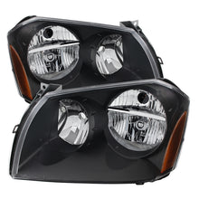 Load image into Gallery viewer, Xtune Dodge Magnum 05-07 Crystal Headlights Black HD-JH-DMAG05-AM-BK